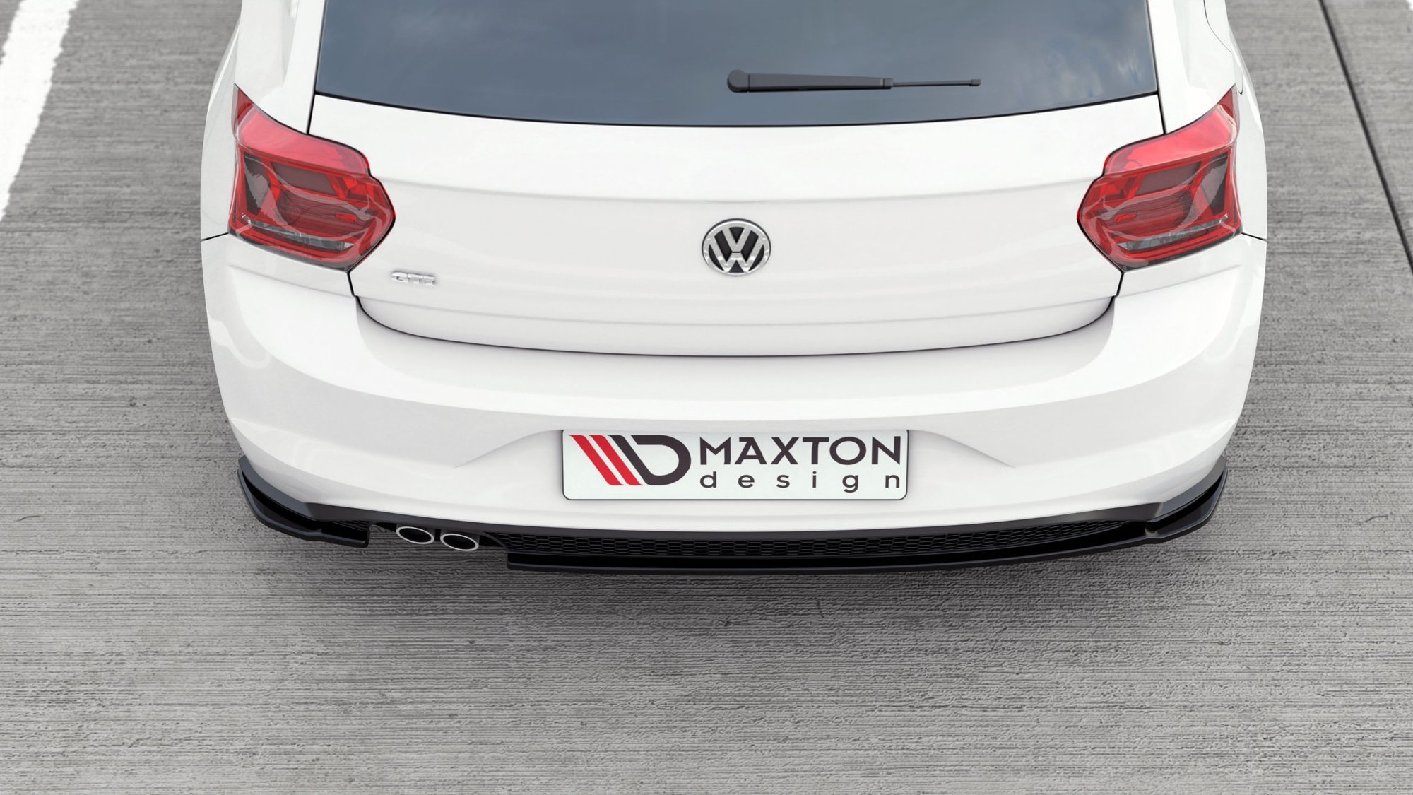Rear Side Splitters V.2 Volkswagen Polo GTI / R-line Mk6 - Image 3