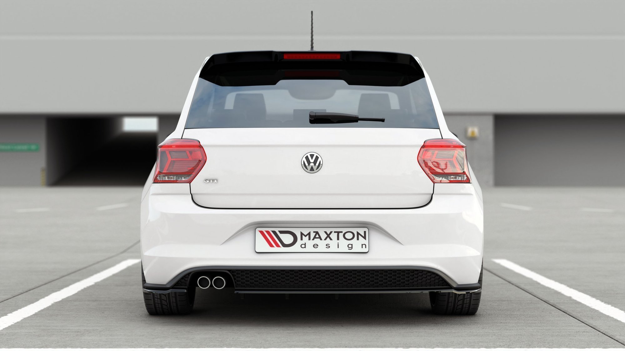 Rear Side Splitters V.2 Volkswagen Polo GTI / R-line Mk6 - Image 4