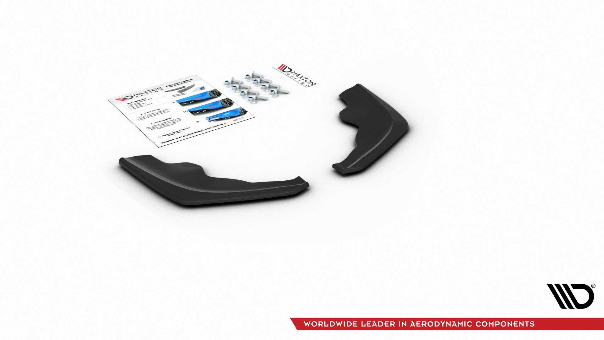 Rear Side Splitters V.2 for BMW 1 F40 M-Pack - Image 2