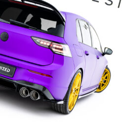 Rear Side Splitters V.2 for Volkswagen Golf R Mk8 Facelift