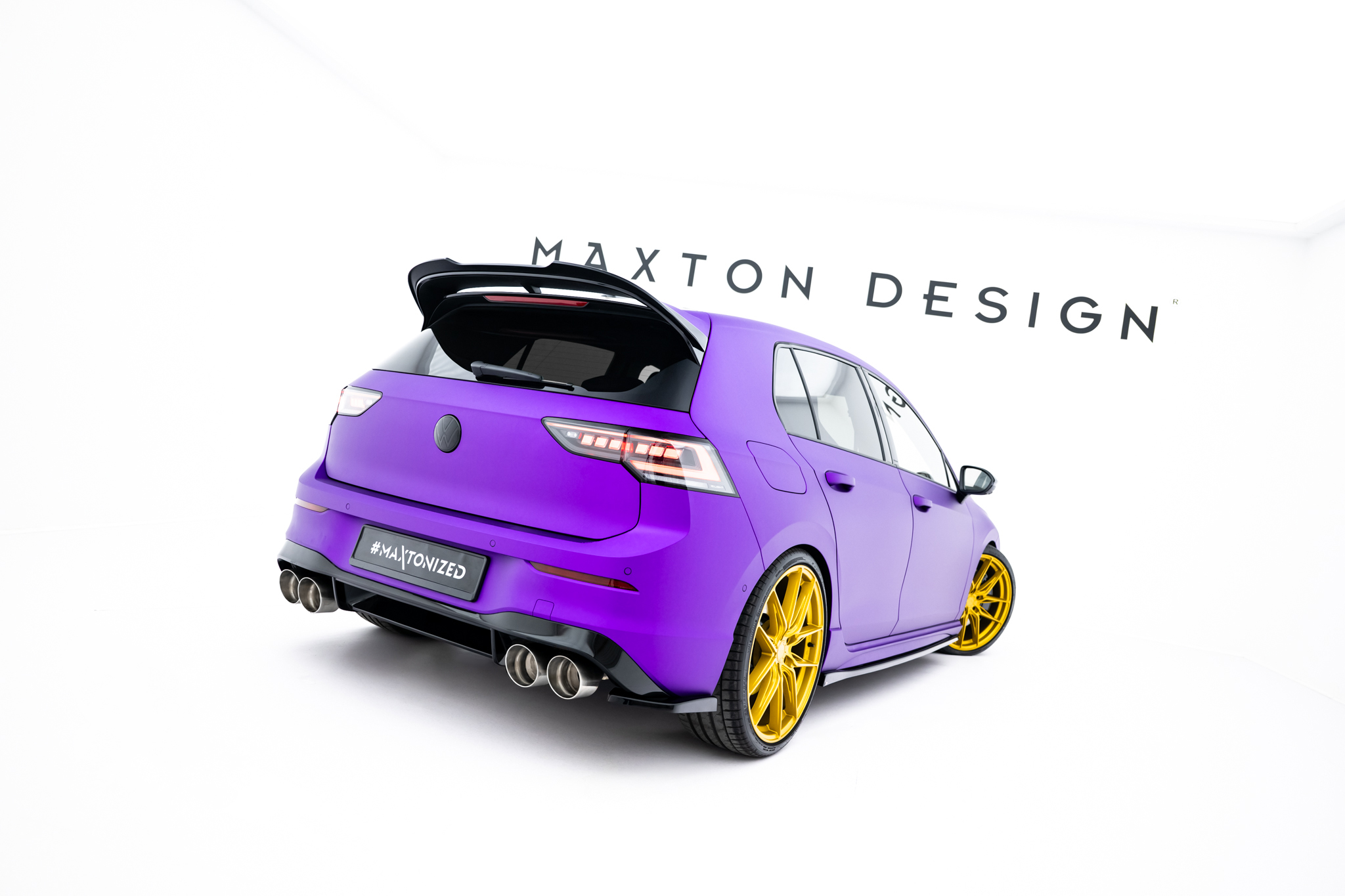 Rear Side Splitters V.2 for Volkswagen Golf R Mk8 Facelift - Image 2