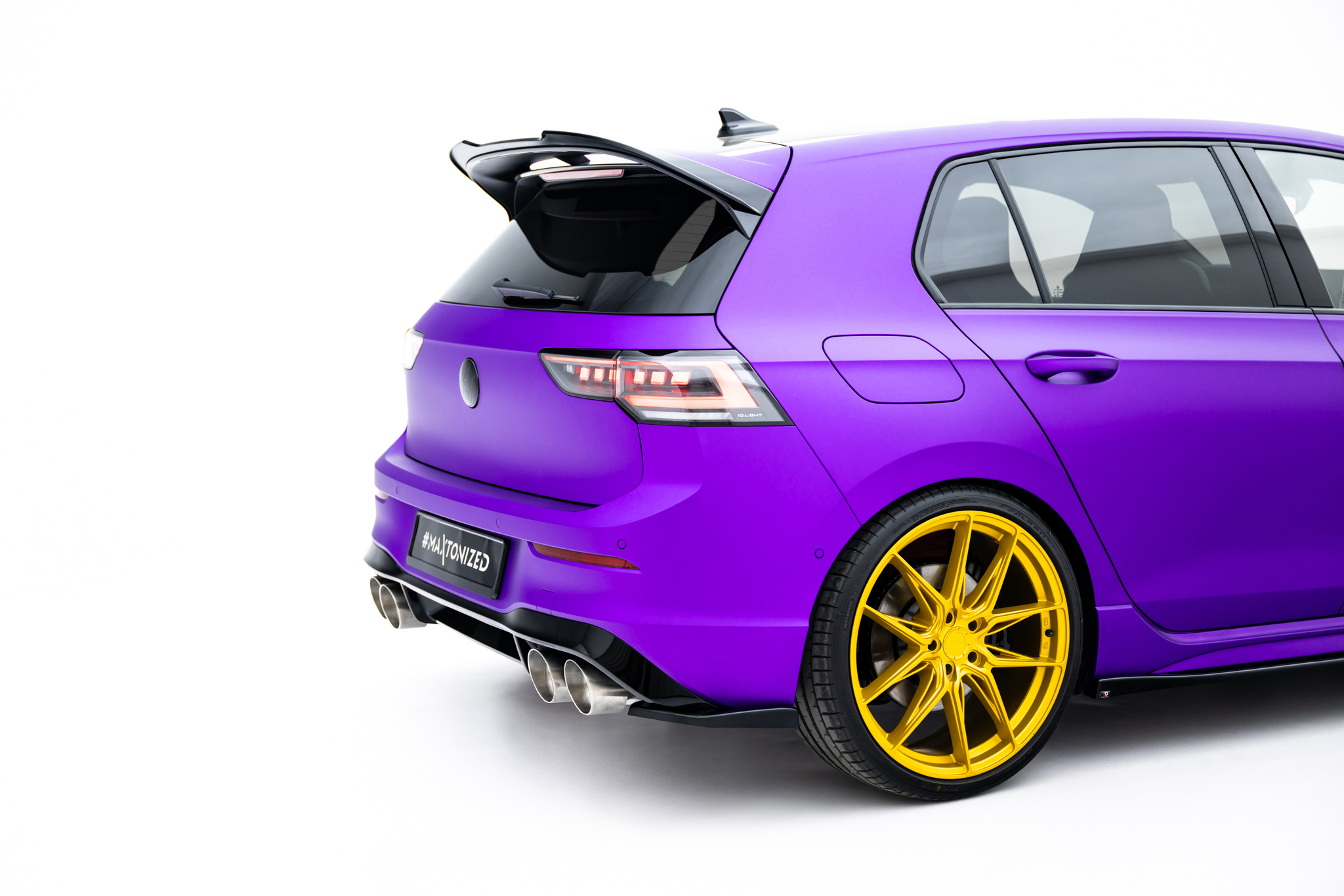 Rear Side Splitters V.2 for Volkswagen Golf R Mk8 Facelift - Image 3