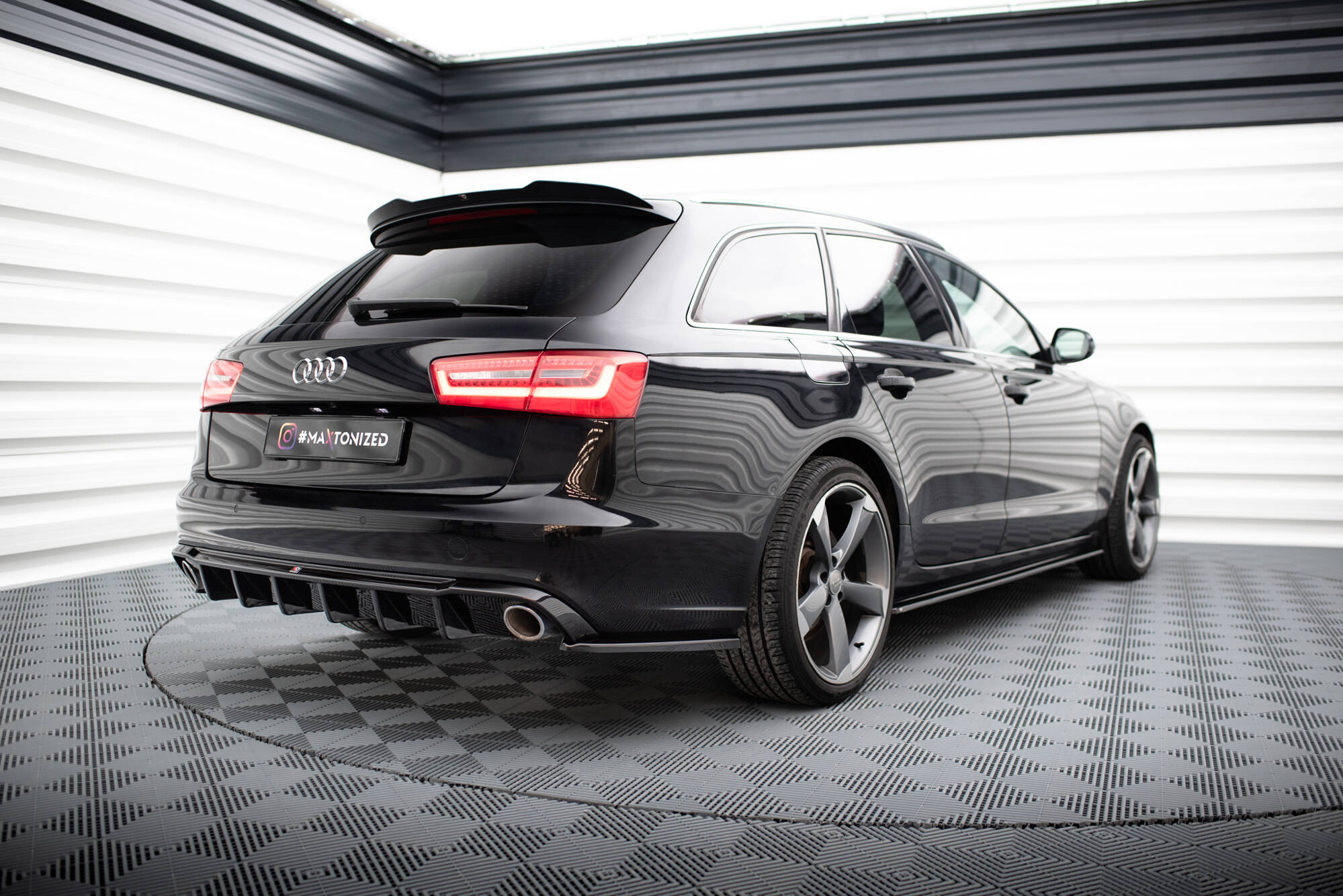 Rear Side Splitters V.3 Audi A6 Avant / Sedan C7 - Image 3
