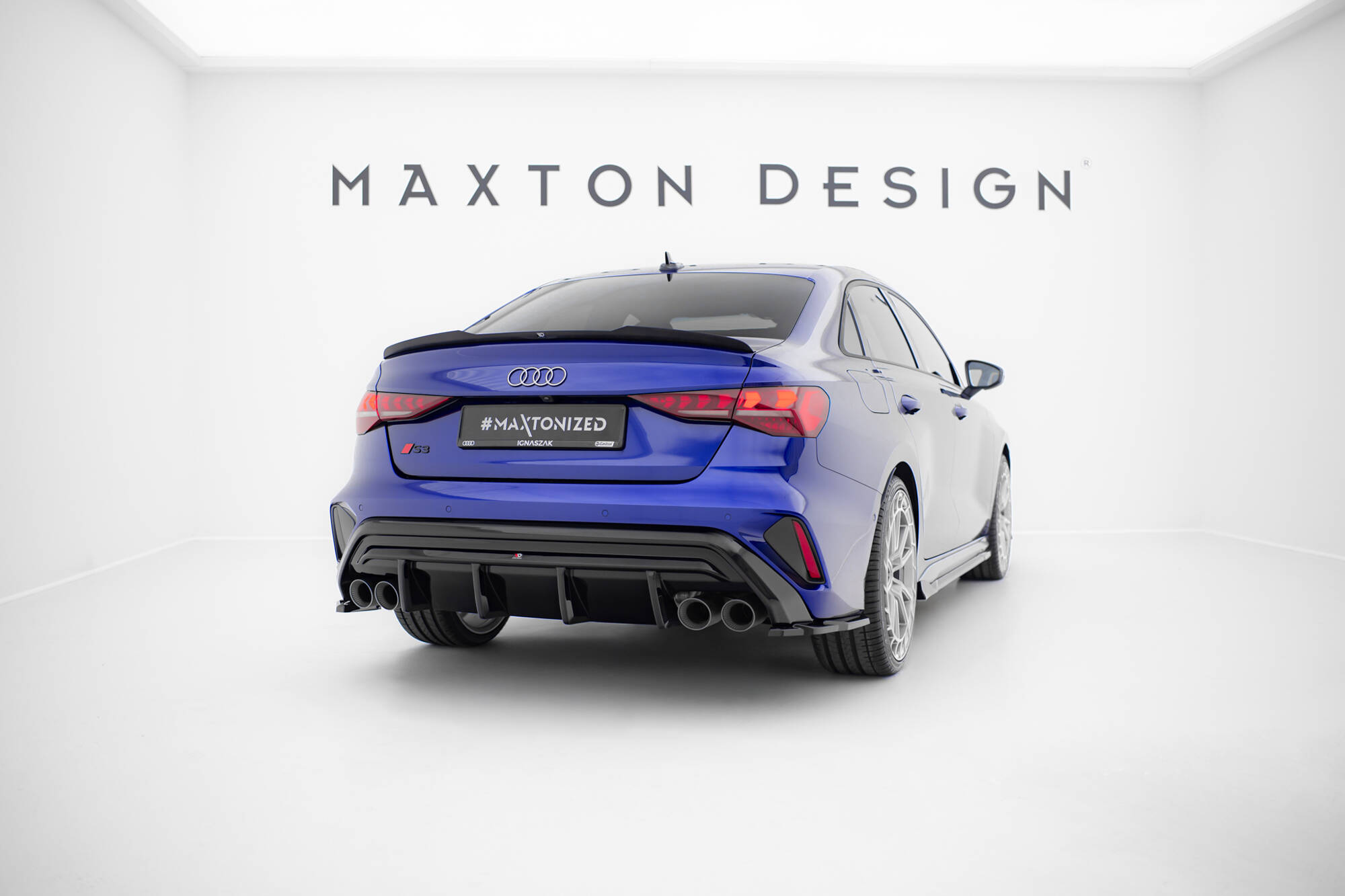 Rear Side Splitters V.3 Audi S3 Sedan 8Y Facelift - Image 2