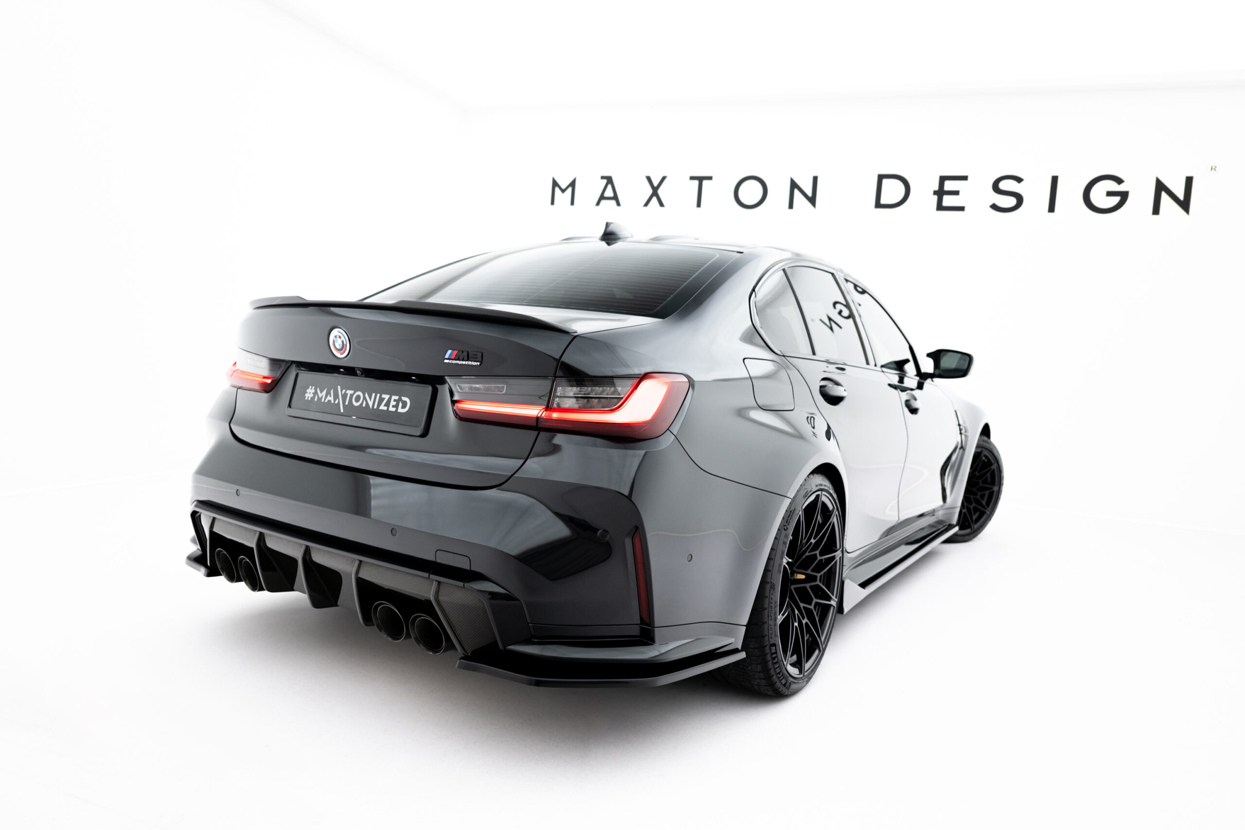 Rear Side Splitters V.3 BMW M3 Sedan / Touring G80 / G81 - Image 2