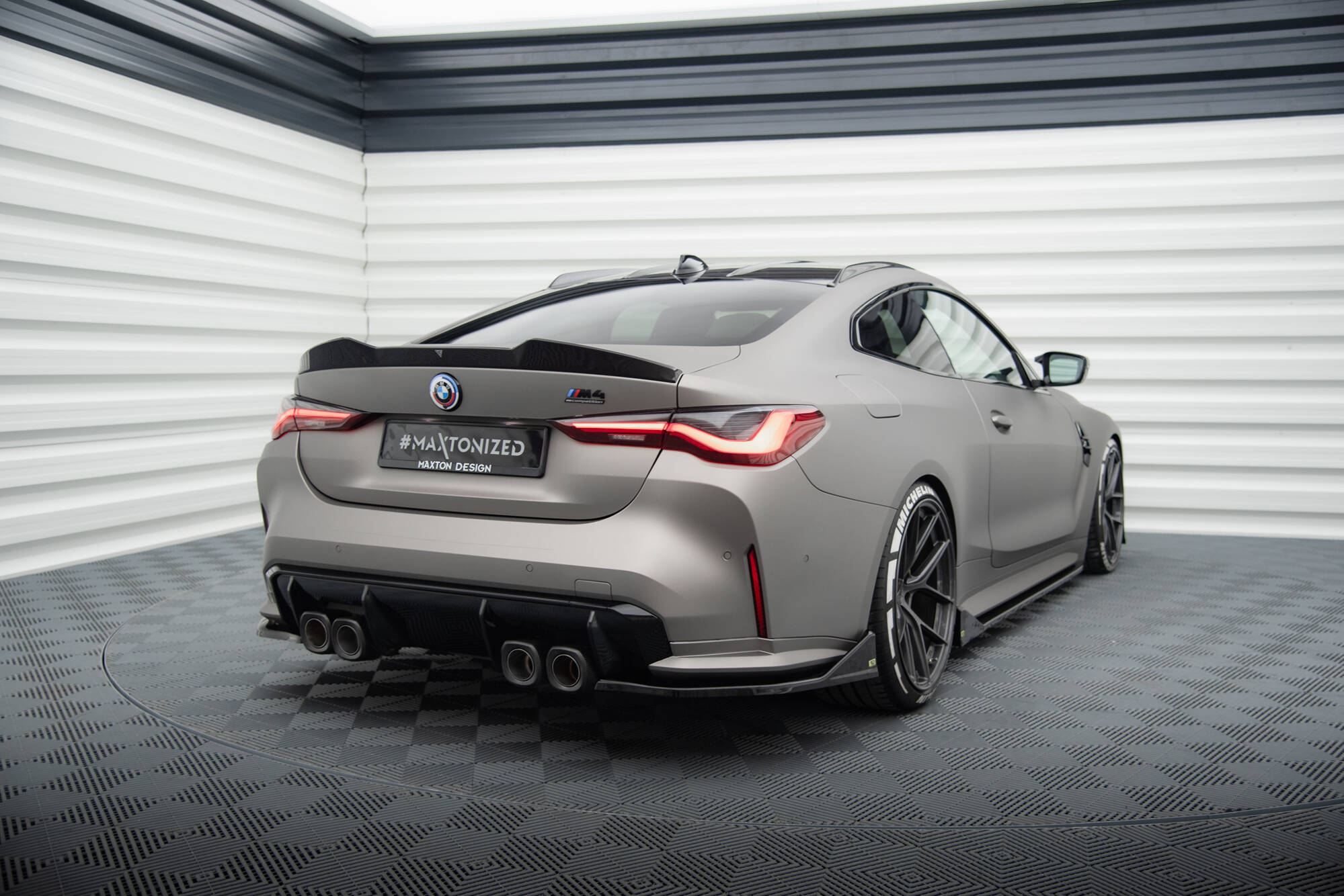 Rear Side Splitters V.3 CSL Look BMW M4 G82 / G82 Facelift - Image 3