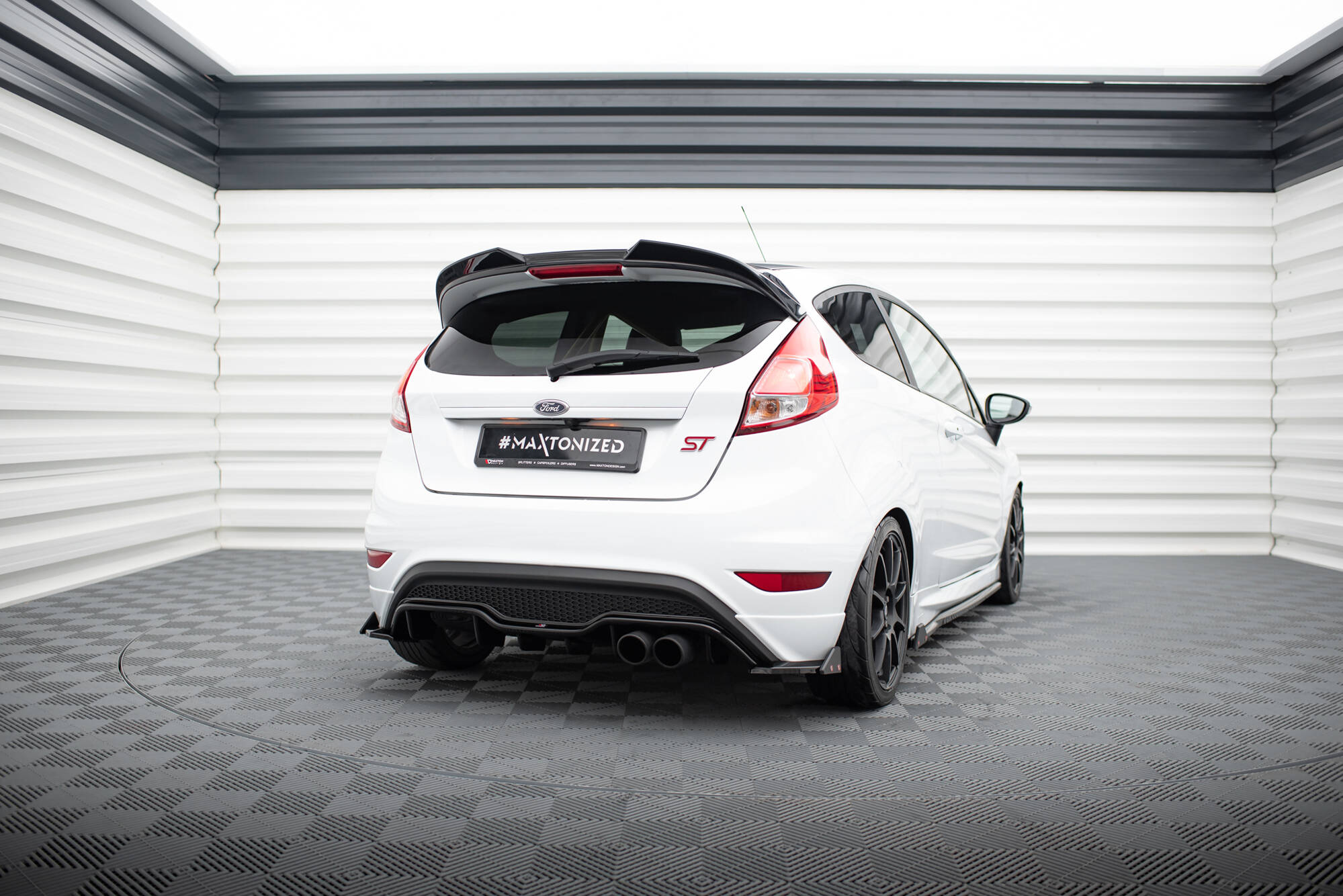 Rear Side Splitters V.3 + Flaps Ford Fiesta ST Mk7 Facelift - Image 2