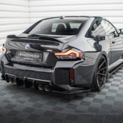 Alternative view of Rear Side Splitters  V.3 (For rear valance v.1)  BMW M2 G87