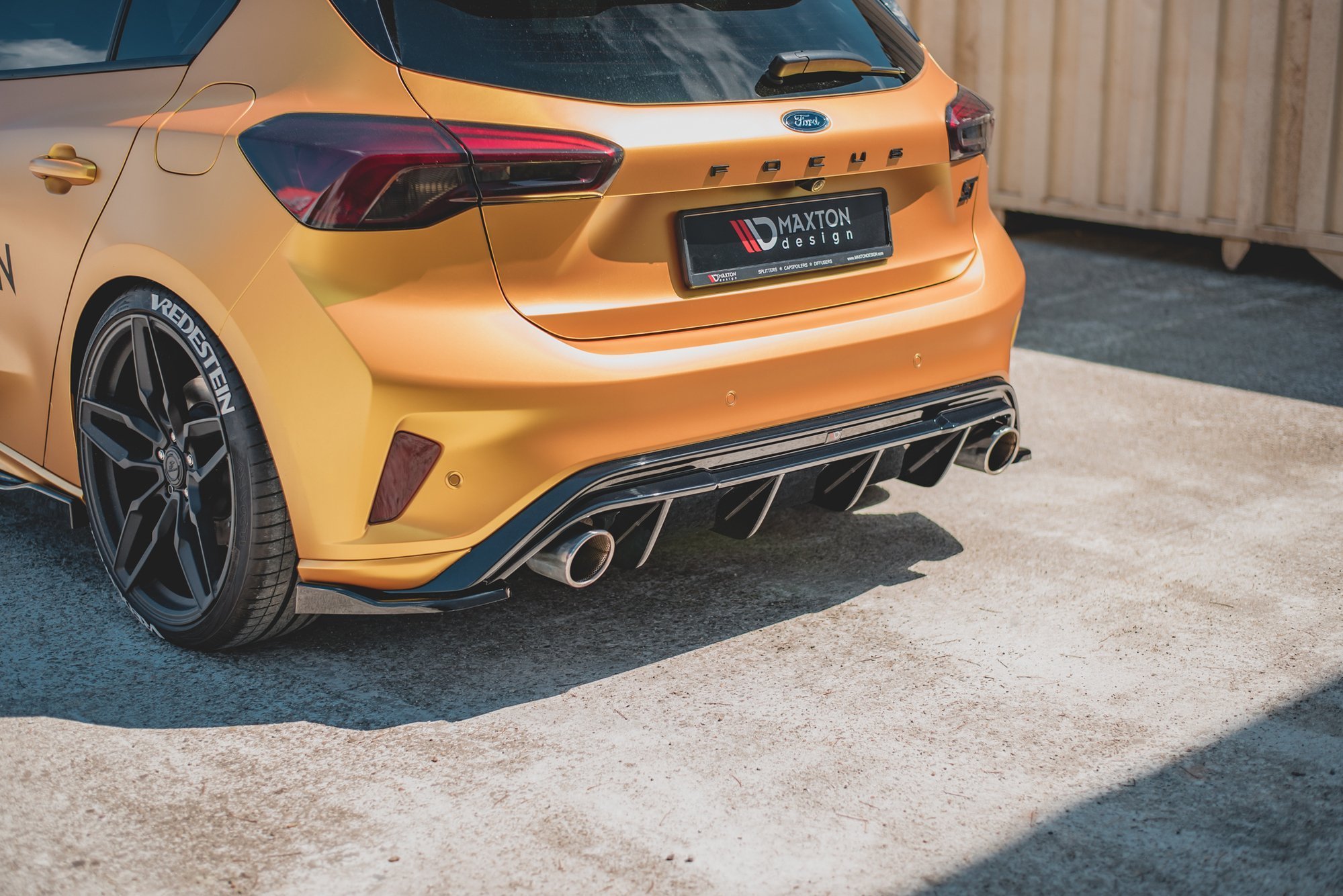 Rear Side Splitters V.3 (For rear valance v.2) Ford Focus Hatchback ST Mk4 - Image 6