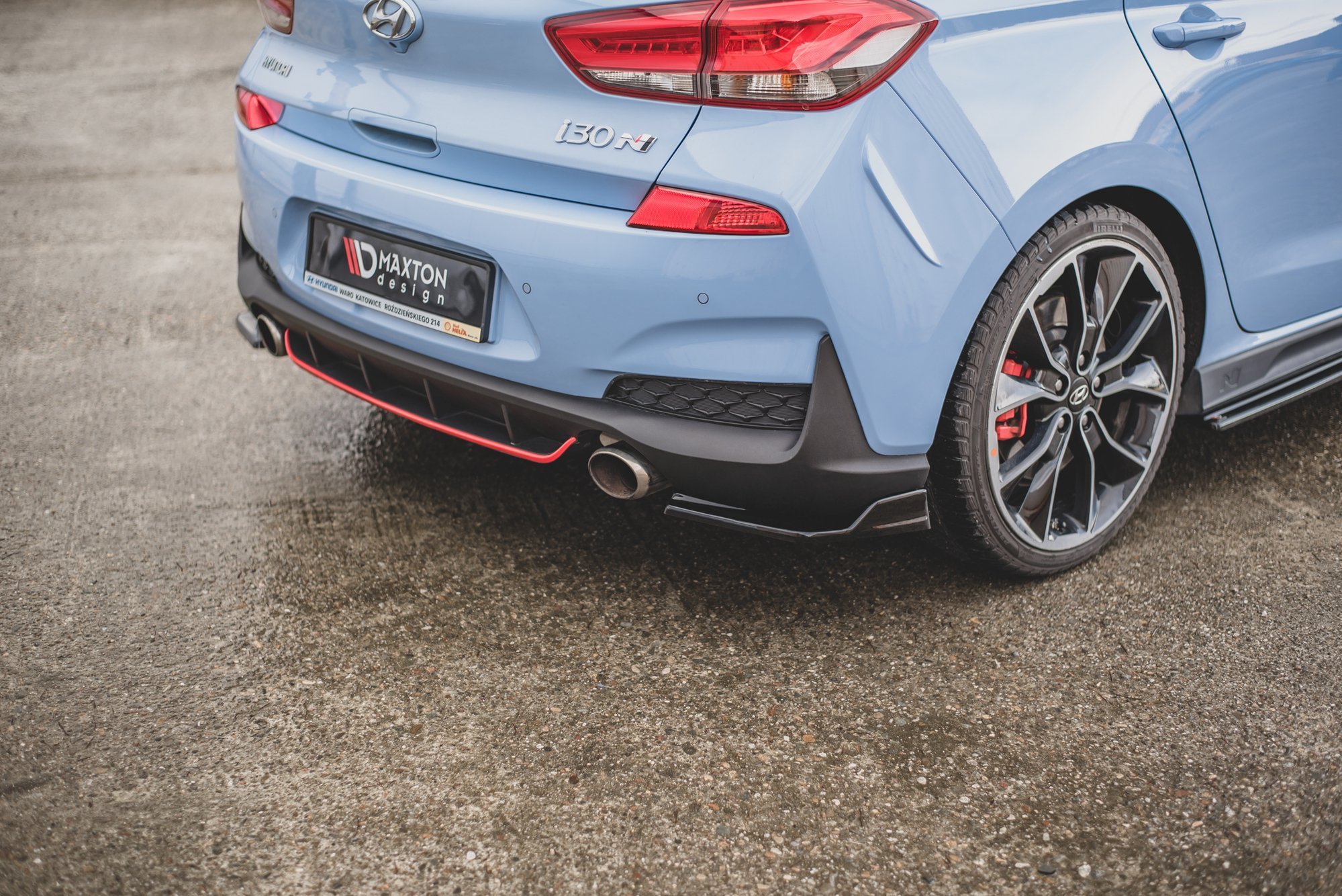 Rear Side Splitters V.3 Hyundai I30 N Mk3 Hatchback - Image 4