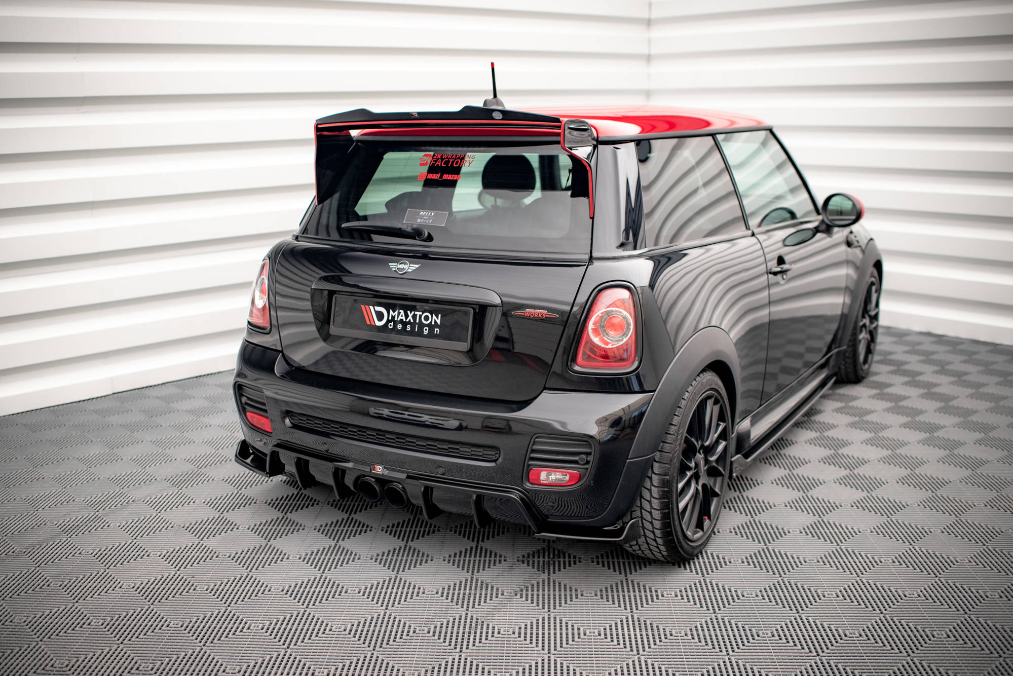 Rear Side Splitters V.3 Mini Cooper John Cooper Works R56 - Image 2