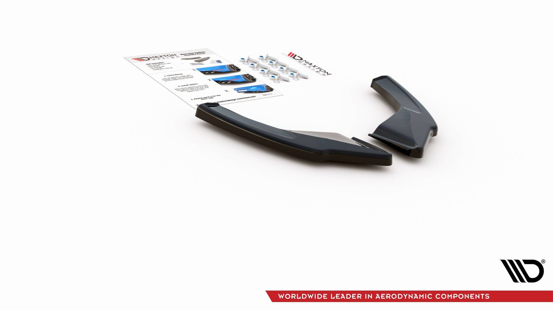 Rear Side Splitters V.3 Volkswagen Golf GTI Mk8 - Image 8