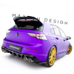 Alternative view of Rear Side Splitters V.3 for Volkswagen Golf R Mk8 Facelift