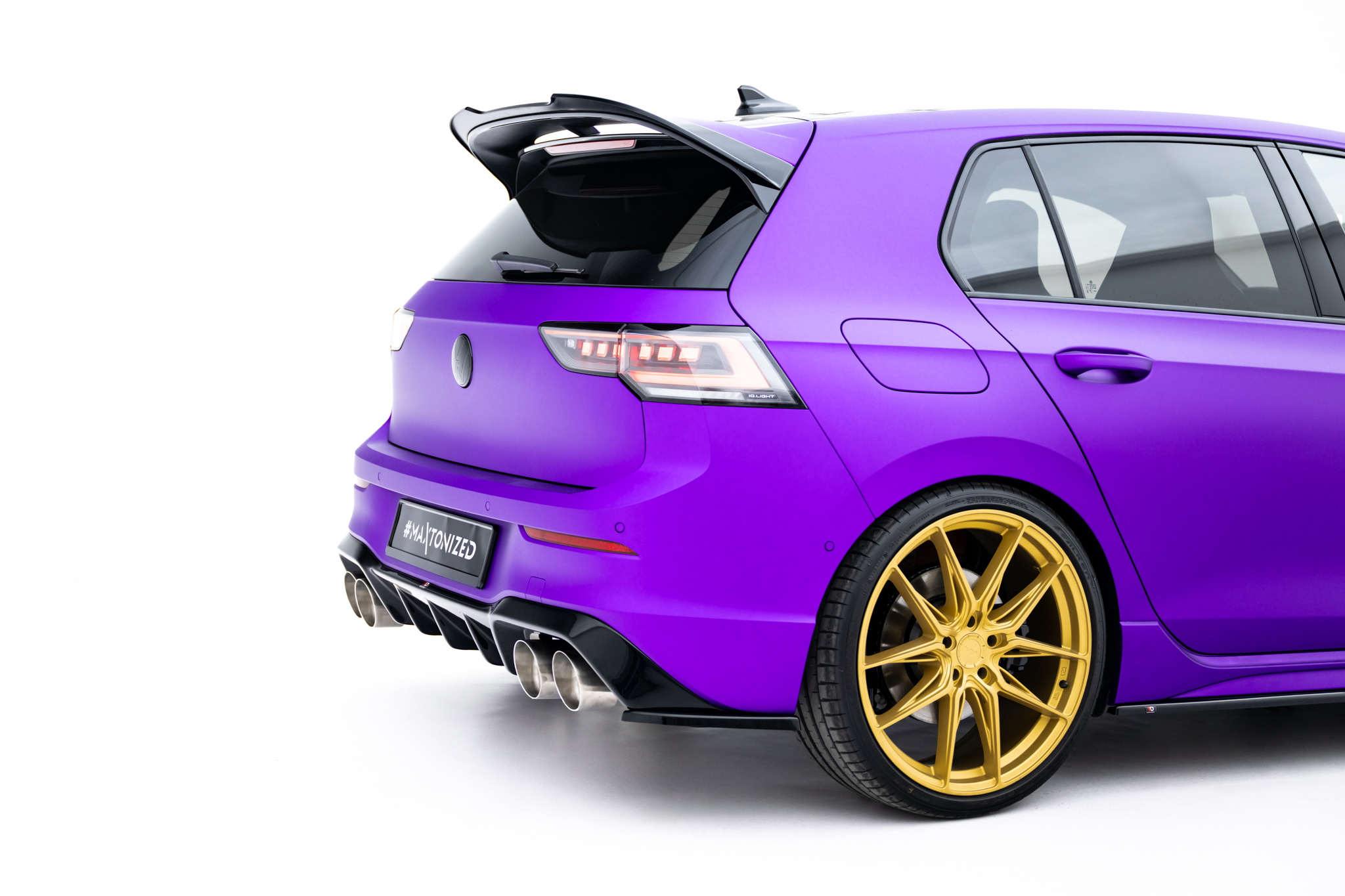 Rear Side Splitters V.3 for Volkswagen Golf R Mk8 Facelift - Image 3
