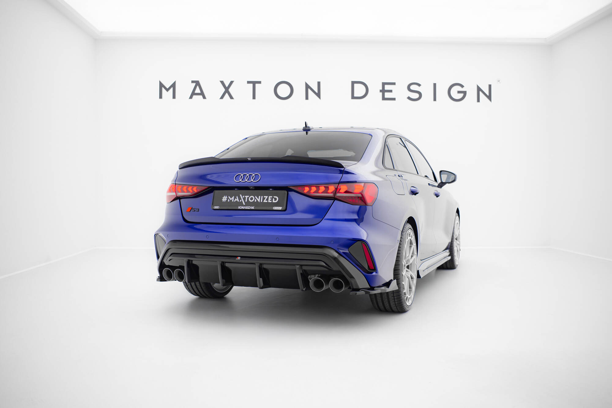 Rear Side Splitters V.4 Audi S3 Sedan 8Y Facelift - Image 3