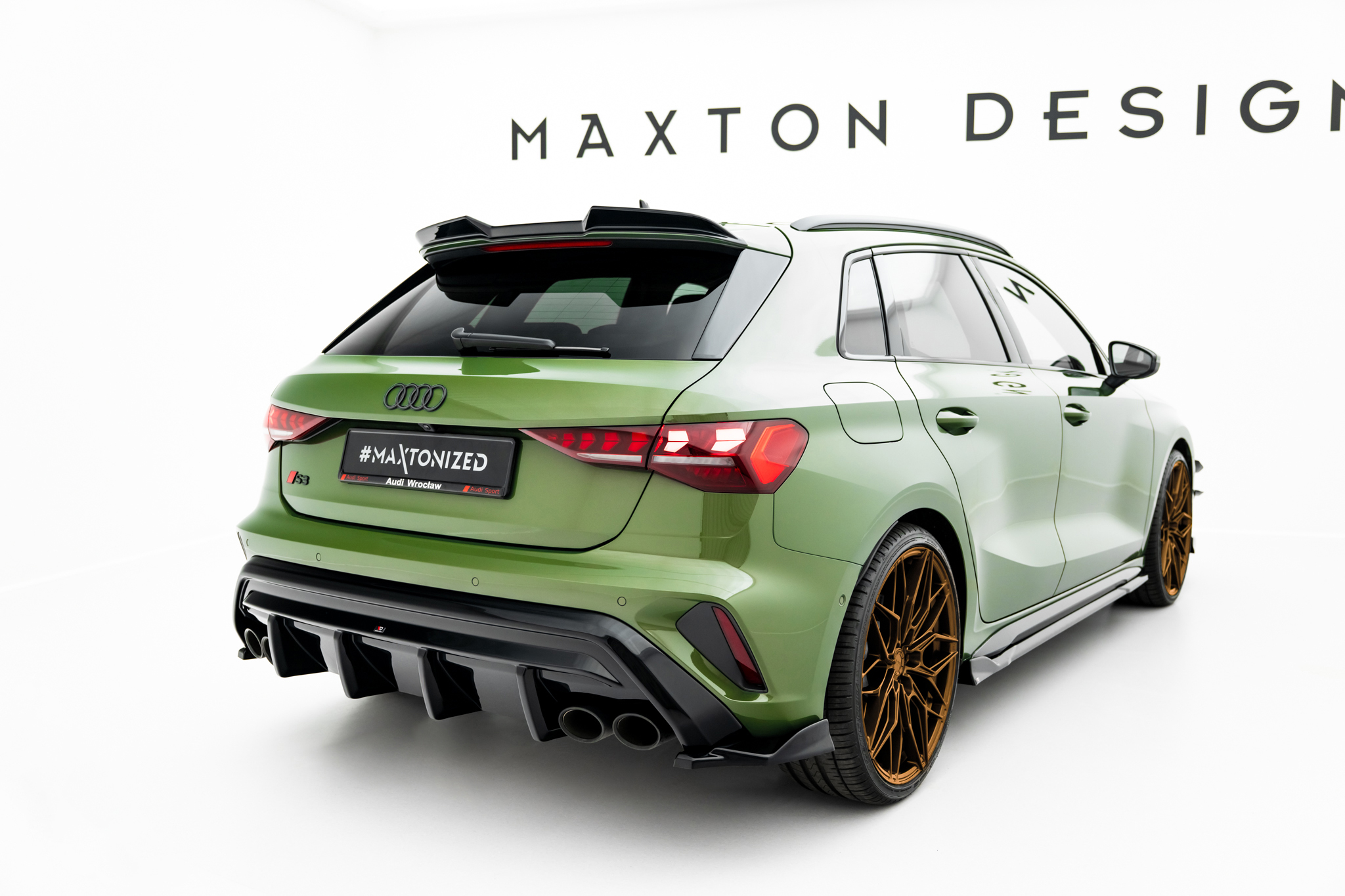 Rear Side Splitters V.4 Audi S3 Sportback 8Y Facelift - Image 2