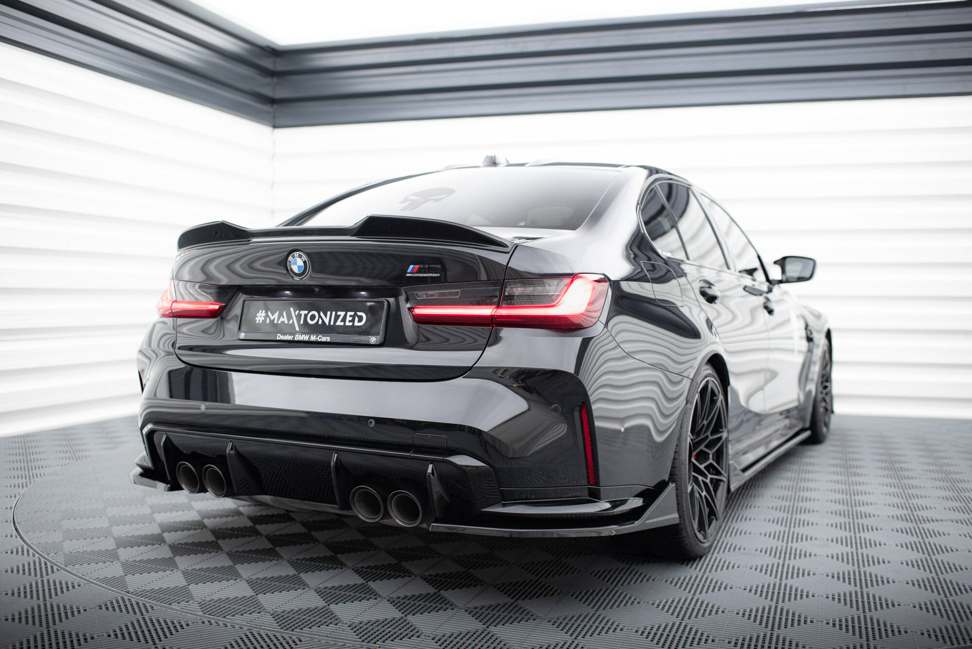 Rear Side Splitters V.4 CSL Look BMW M3 Sedan / Touring G80 / G81 - Image 2