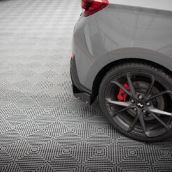 Alternative view of Rear Side Splitters V.4 + Flaps Hyundai I30 N Hatchback Mk3 Facelift