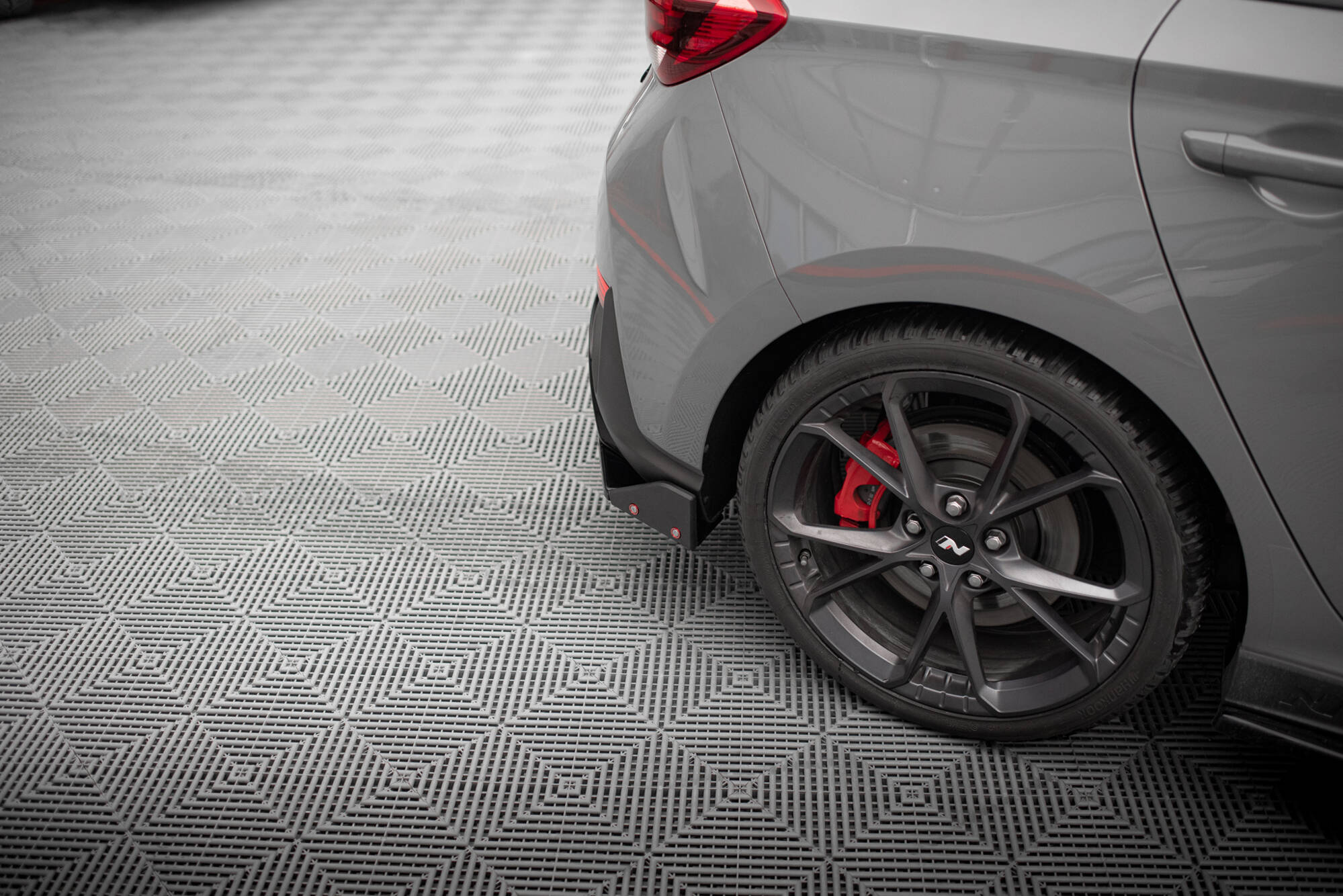 Rear Side Splitters V.4 + Flaps Hyundai I30 N Hatchback Mk3 Facelift - Image 2