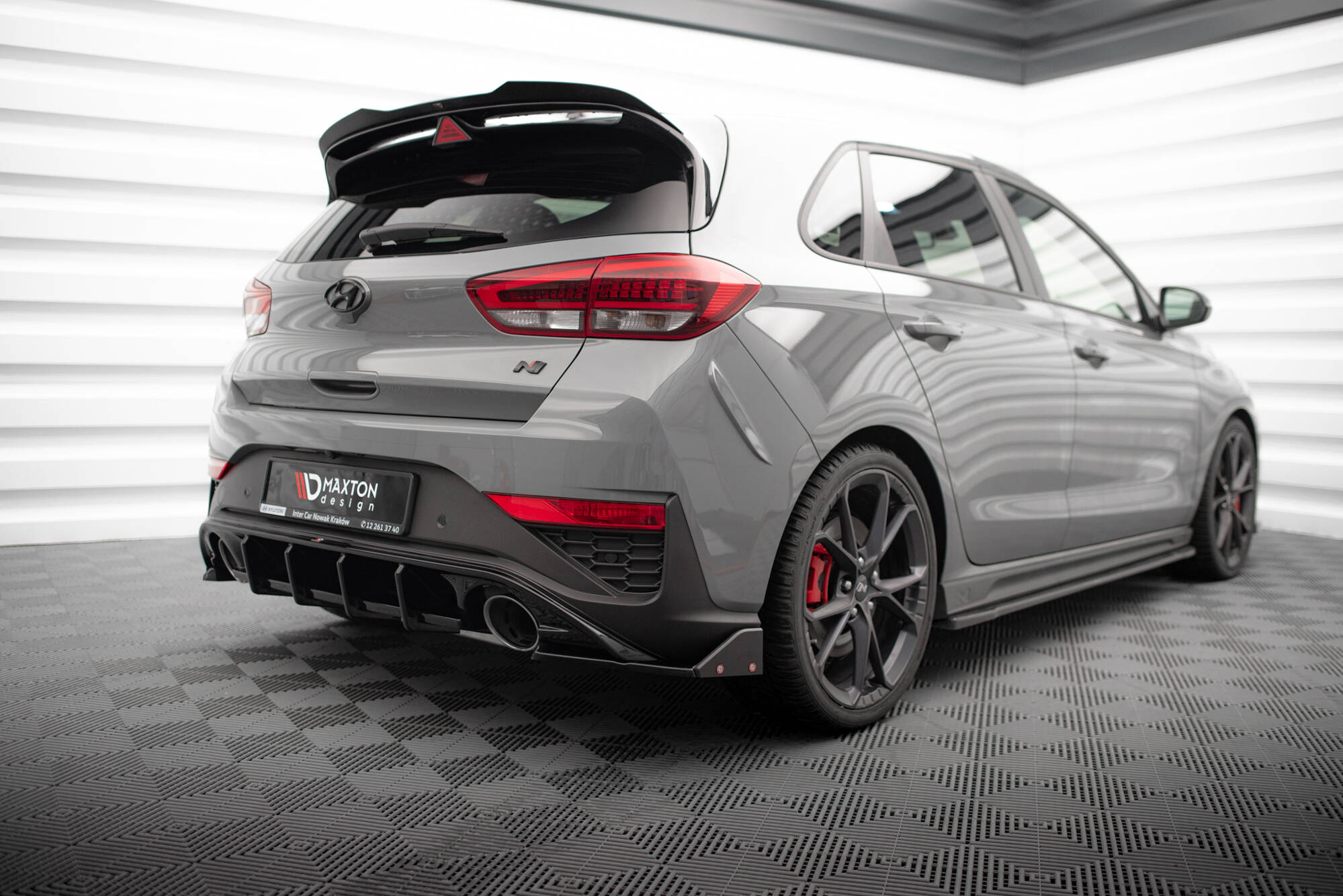 Rear Side Splitters V.4 + Flaps Hyundai I30 N Hatchback Mk3 Facelift - Image 3