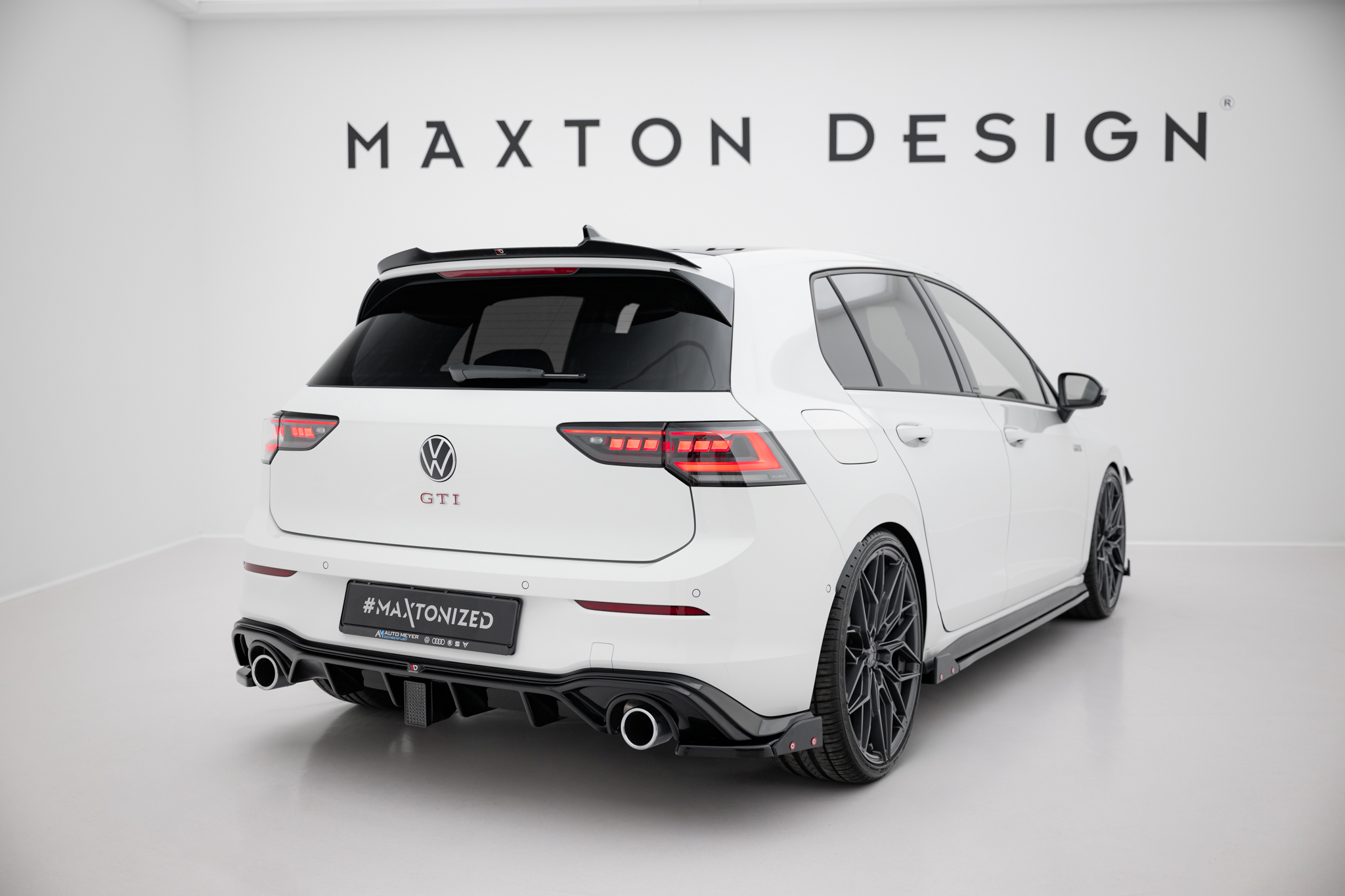 Rear Side Splitters V.4 + Flaps Volkswagen Golf GTI / GTE Mk8 - Image 3