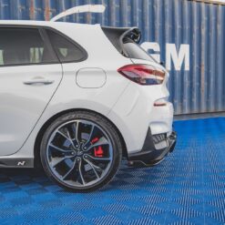 Alternative view of Rear Side Splitters V.4 Hyundai I30 N Mk3 Hatchback