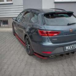 Alternative view of Rear Side Splitters V.4 Seat Leon Cupra Mk3 FL Sportstourer