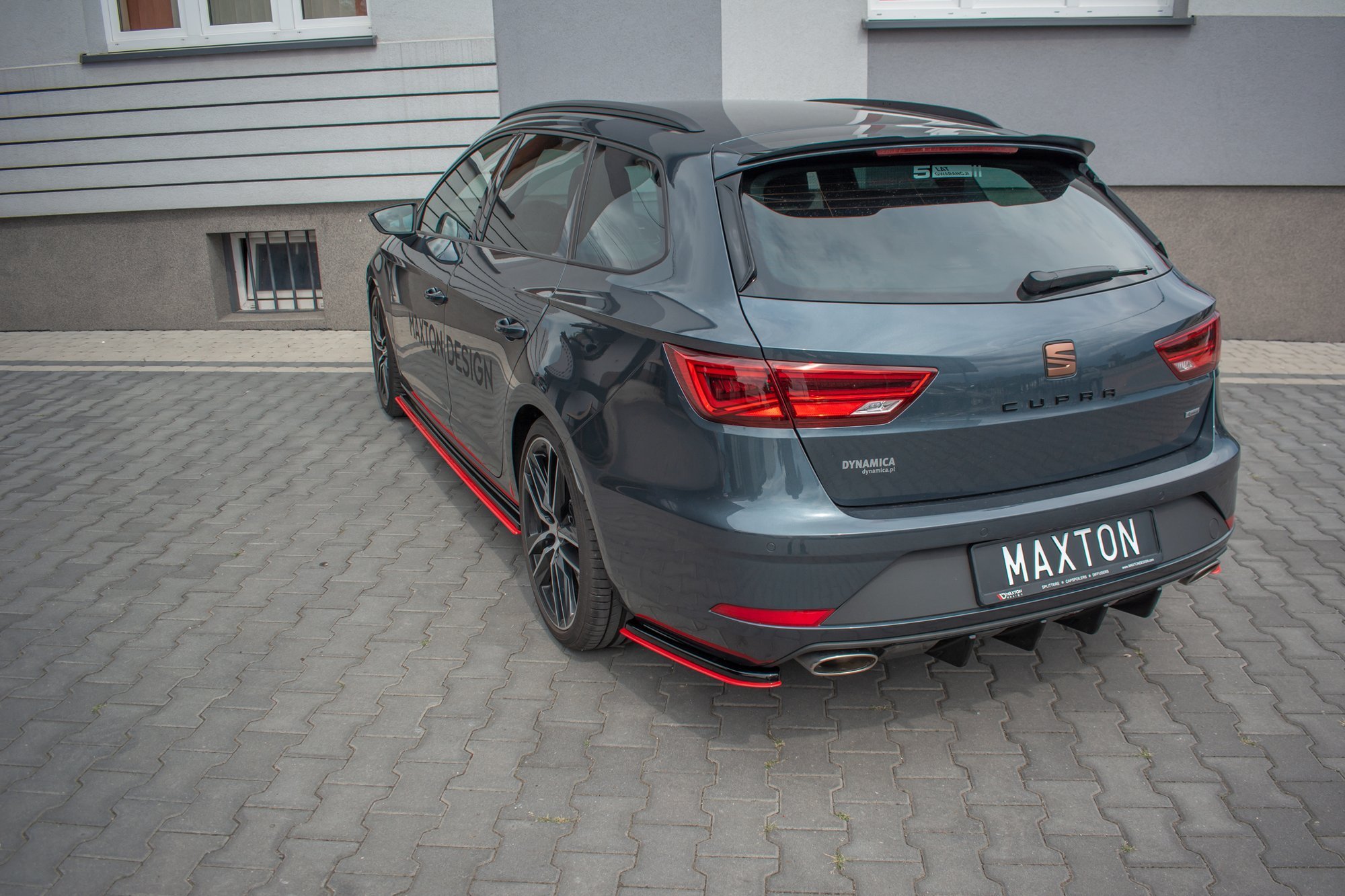 Rear Side Splitters V.4 Seat Leon Cupra Mk3 FL Sportstourer - Image 2