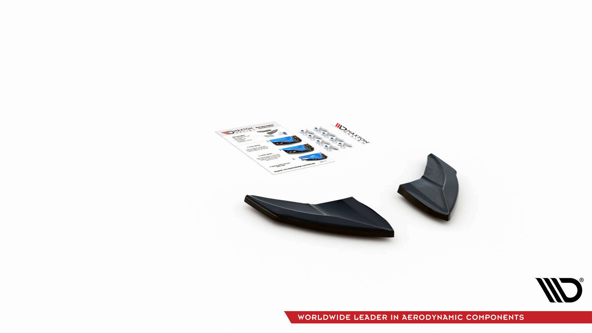 Rear Side Splitters V.4 Volkswagen Golf R Mk7 - Image 4
