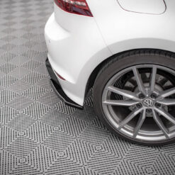 Alternative view of Rear Side Splitters V.4 Volkswagen Golf R Mk7