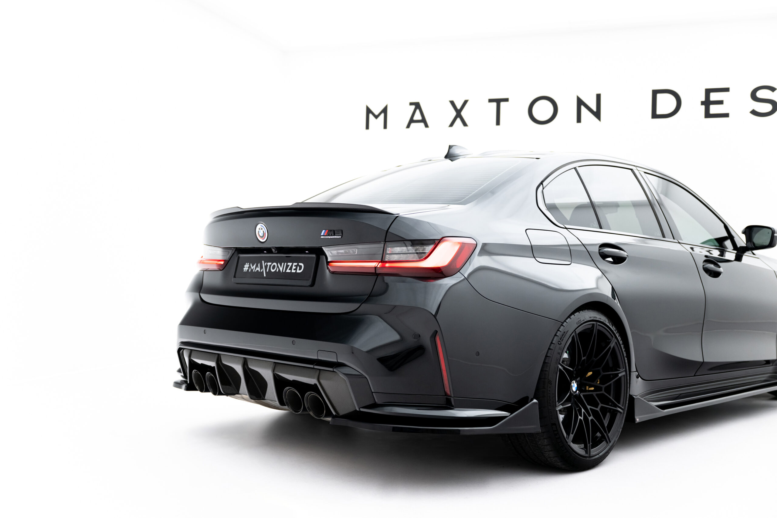 Rear Side Splitters V.5 BMW M3 Sedan / Touring G80 / G81 - Image 2