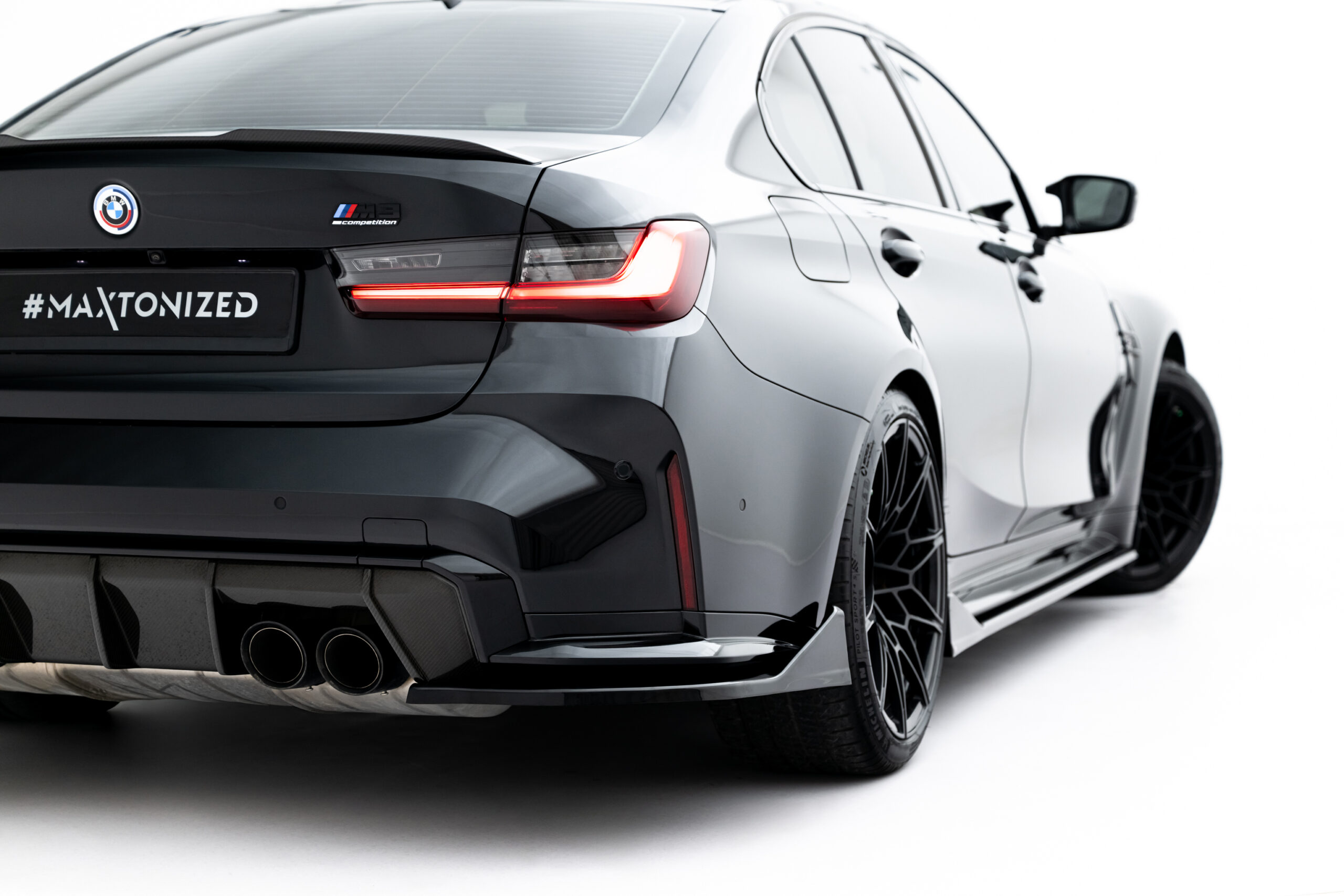 Rear Side Splitters V.5 BMW M3 Sedan / Touring G80 / G81 - Image 3