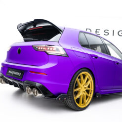 Alternative view of Rear Side Splitters V.5 + Flaps Volkswagen Golf R Mk8 Facelift