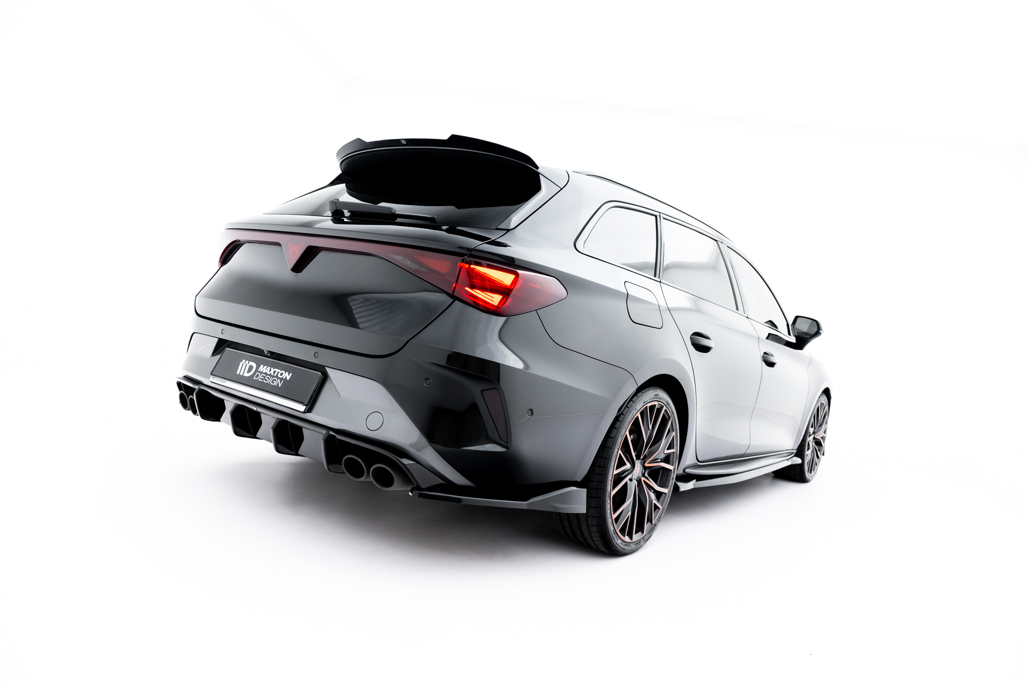 Rear Side Splitters V.6 Cupra Leon ST Mk1 Facelift - Image 4