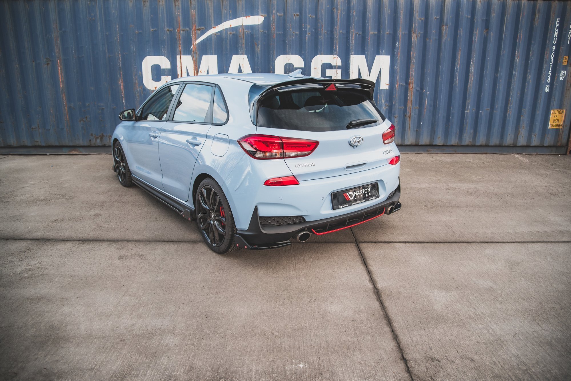 Rear Side Splitters V.6 + Flaps Hyundai I30 N Mk3 Hatchback - Image 2