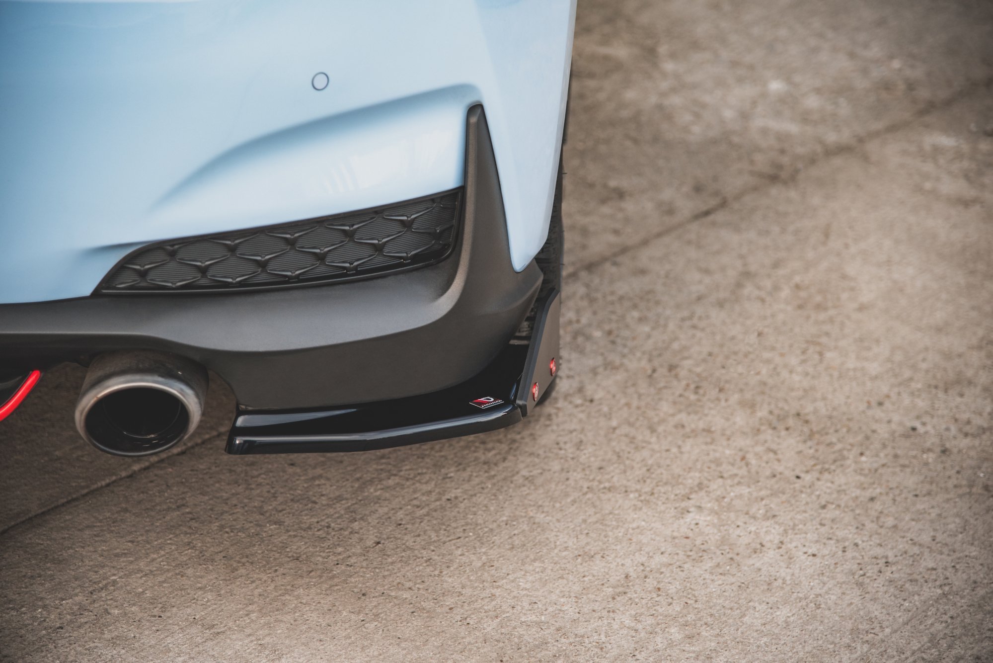 Rear Side Splitters V.6 + Flaps Hyundai I30 N Mk3 Hatchback - Image 3