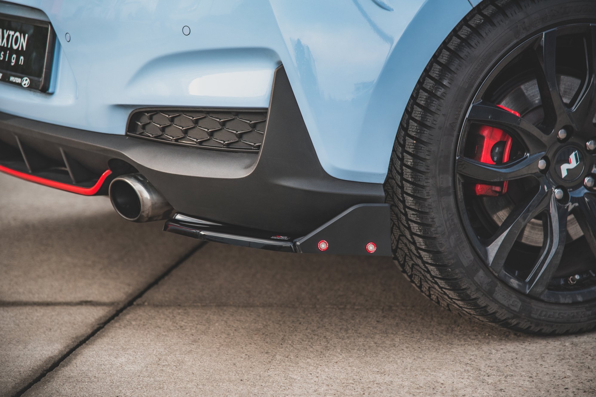 Rear Side Splitters V.6 + Flaps Hyundai I30 N Mk3 Hatchback