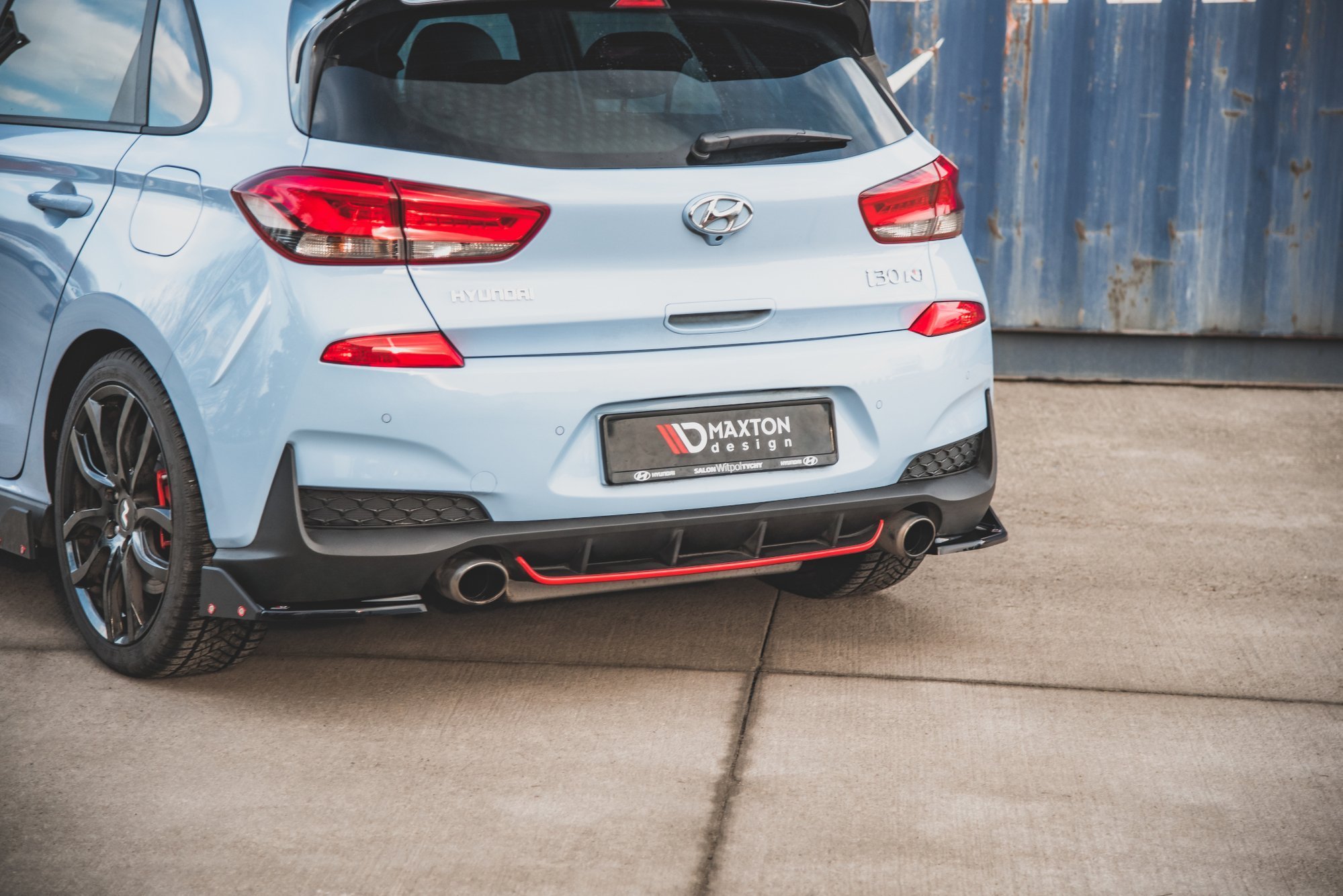 Rear Side Splitters V.6 + Flaps Hyundai I30 N Mk3 Hatchback - Image 4