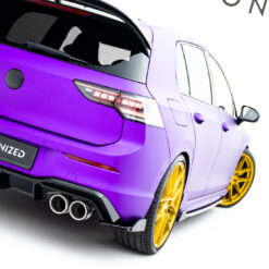 Rear Side Splitters V.6 + Flaps Volkswagen Golf R Mk8 Facelift