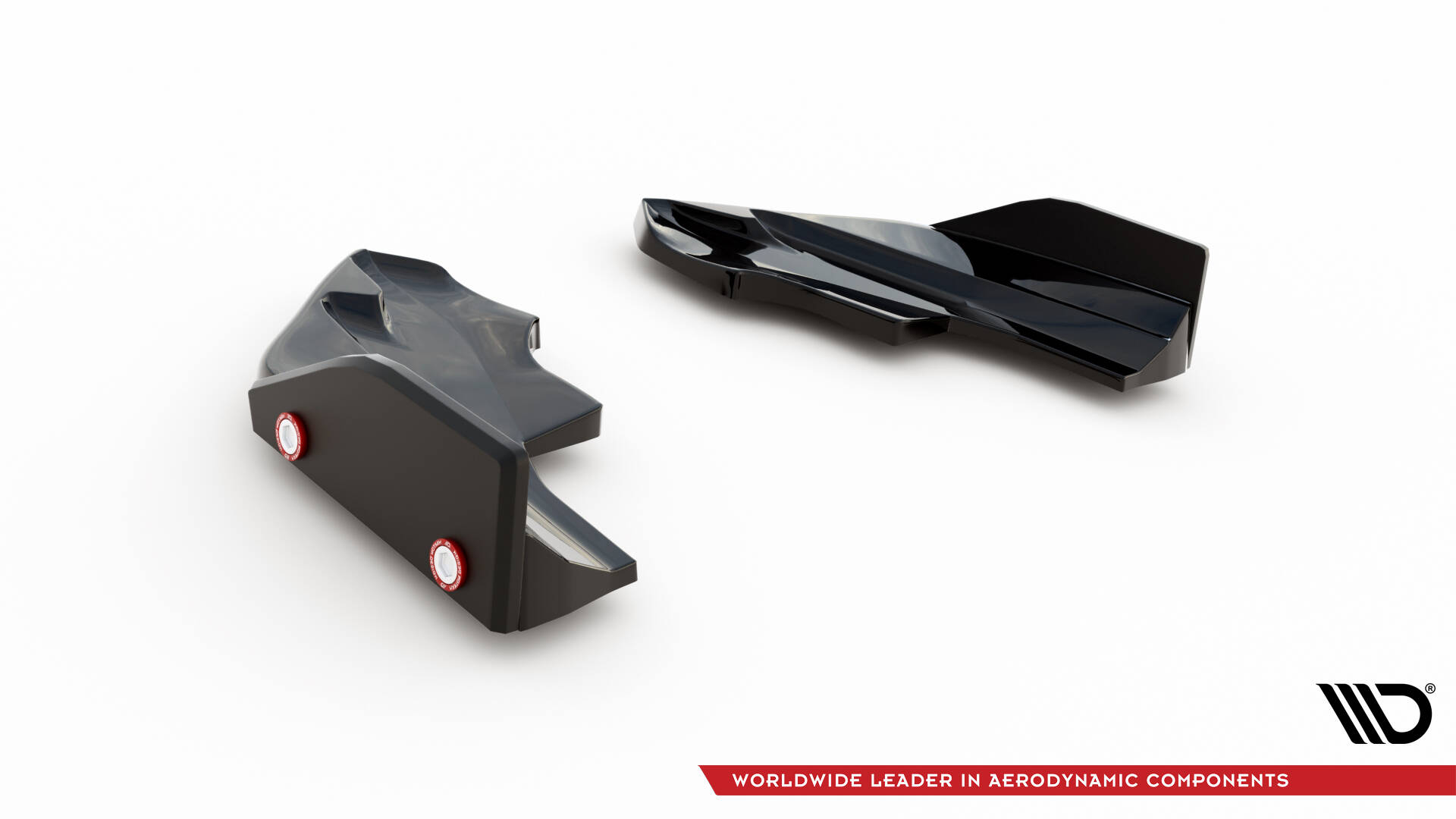 Rear Side Splitters V.6 + Flaps Volkswagen Golf R Mk8 Facelift - Image 6