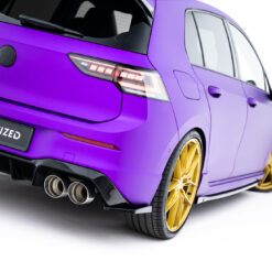 Rear Side Splitters V.6 for Volkswagen Golf R Mk8 Facelift