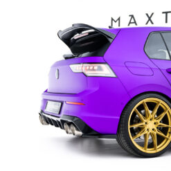 Alternative view of Rear Side Splitters V.6 for Volkswagen Golf R Mk8 Facelift
