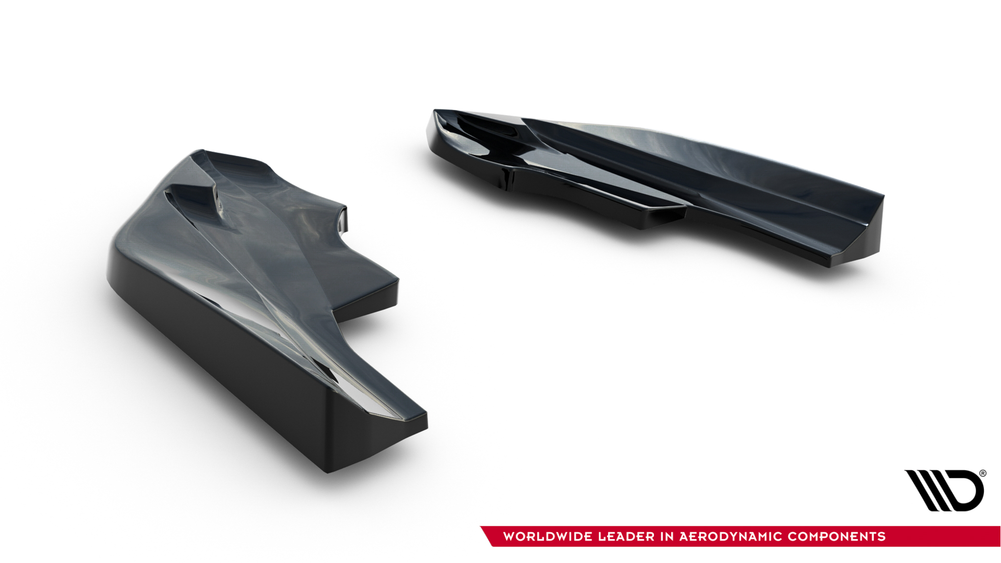 Rear Side Splitters V.6 for Volkswagen Golf R Mk8 Facelift - Image 6