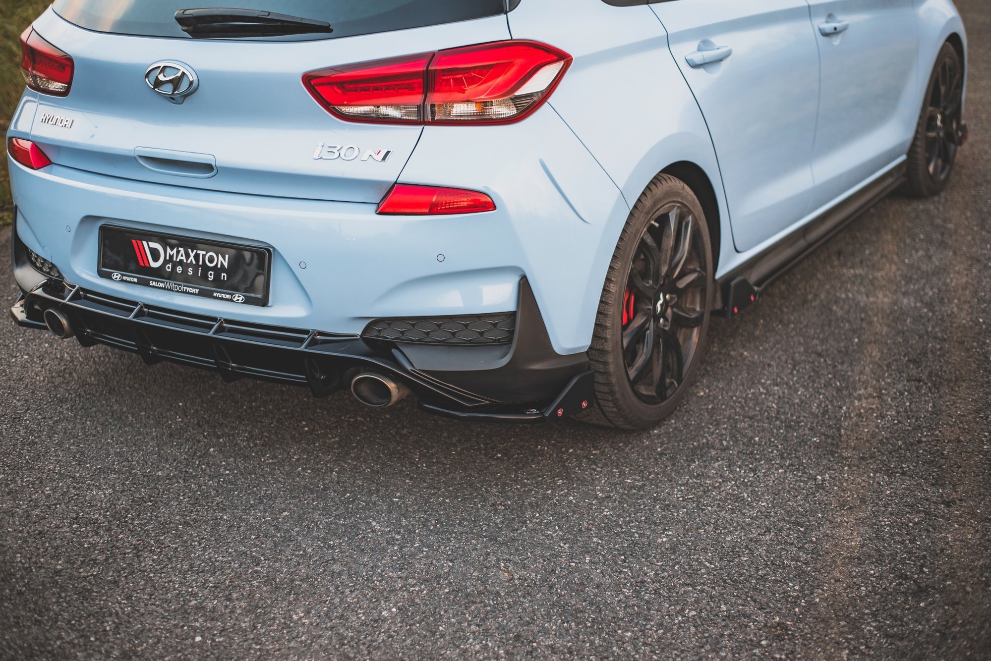 Rear Side Splitters V.7 + Flaps Hyundai I30 N Mk3 Hatchback - Image 3