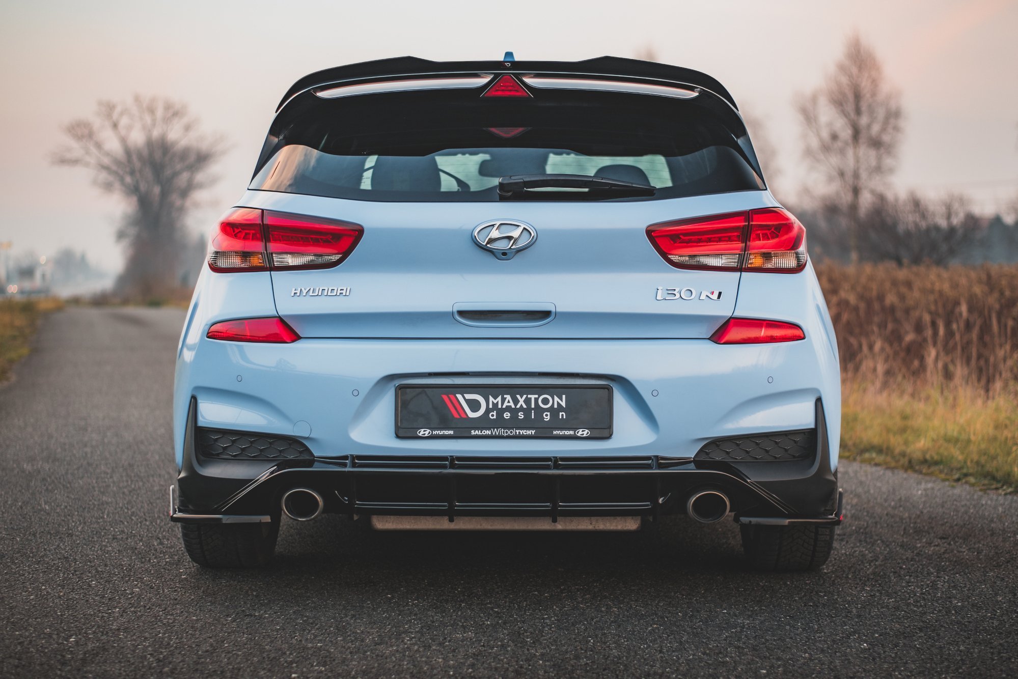 Rear Side Splitters V.7 + Flaps Hyundai I30 N Mk3 Hatchback - Image 4