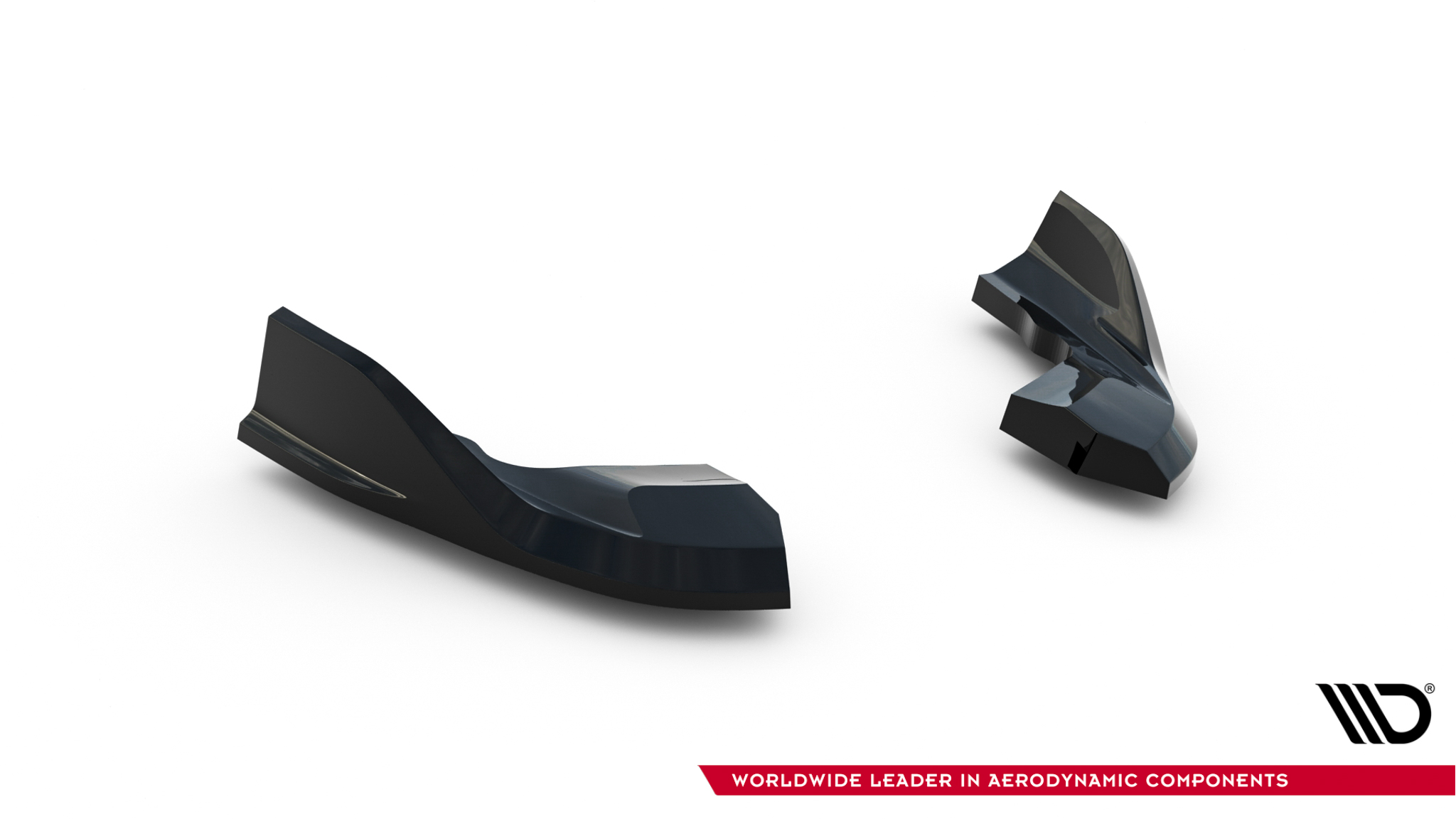 Rear Side Splitters V.7 Volkswagen Golf R Hatchback Mk8 / Mk8 Facelift - Image 4