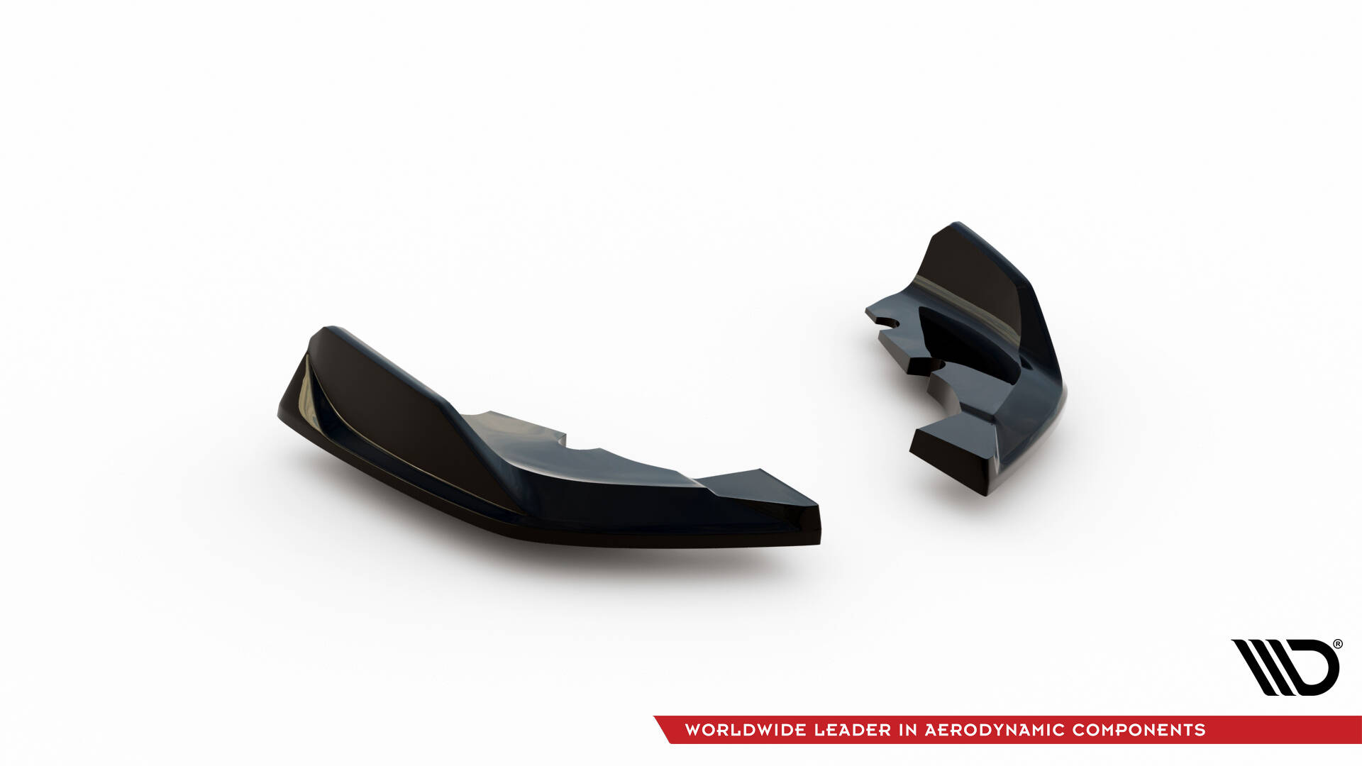 Rear Side Splitters V.8 (For rear valance v.1) BMW 1 M-Pack / M135i / 128ti F40 - Image 4