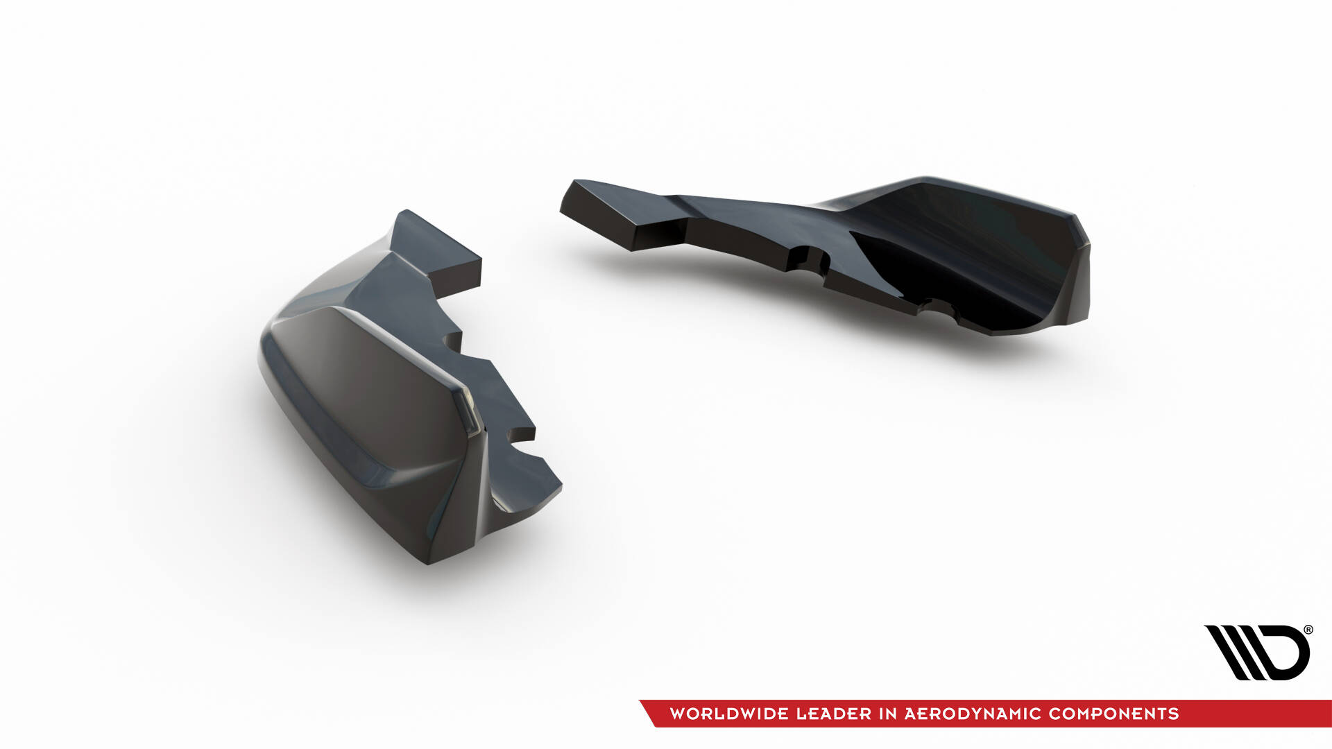 Rear Side Splitters V.8 (For rear valance v.1) BMW 1 M-Pack / M135i / 128ti F40 - Image 5