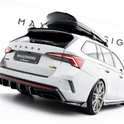 Alternative view of Rear Side Splitters V.8 Skoda Octavia RS Liftback / Combi Mk4