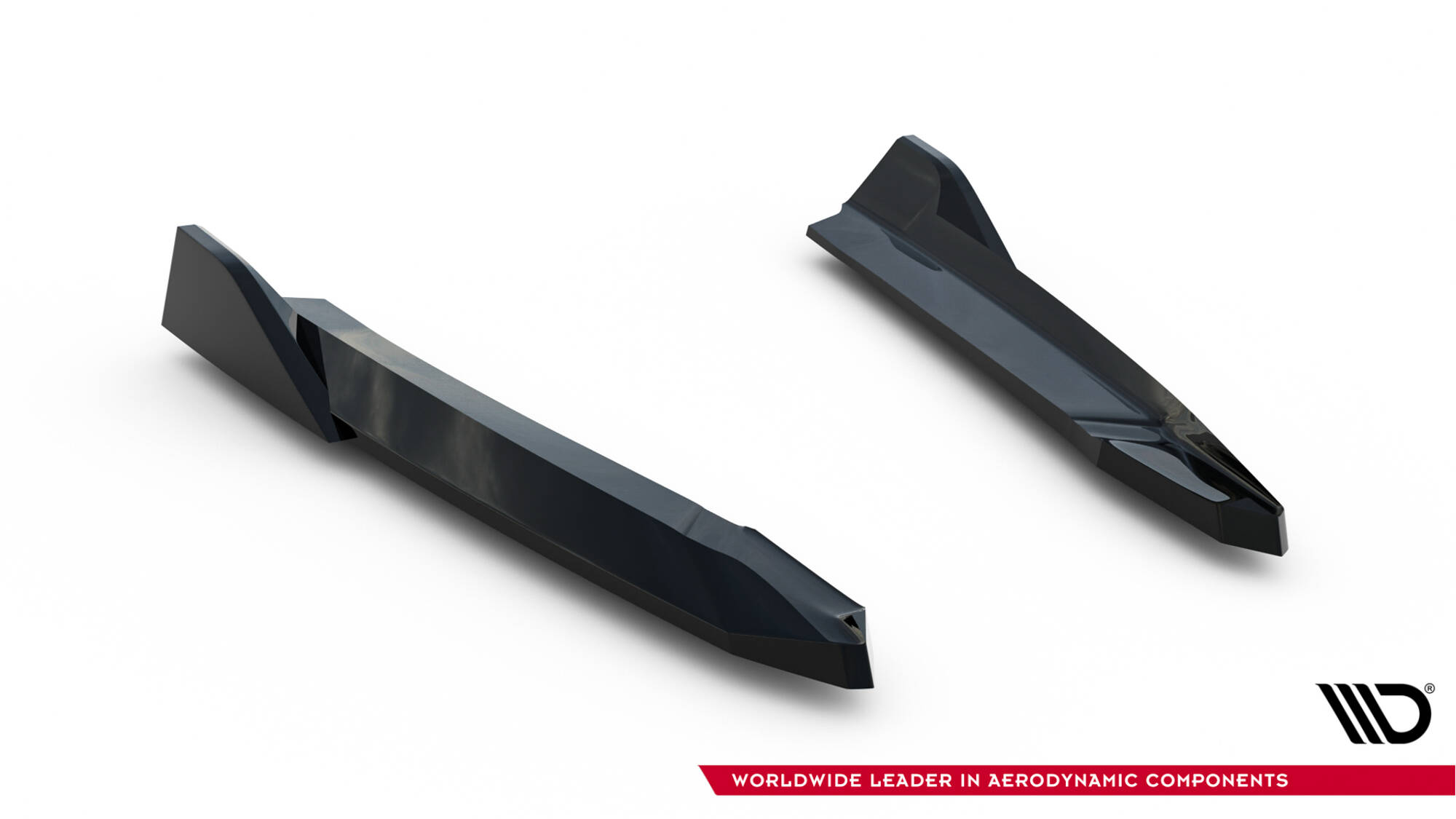 Rear Side Splitters V.8 Skoda Octavia RS Liftback / Combi Mk4 - Image 6